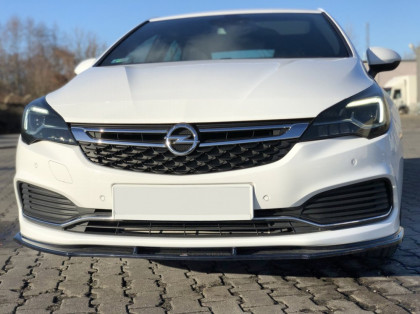 Spojler pod přední nárazník lipa V.1 OPEL ASTRA K OPC-LINE 2015-  černý lesklý plast