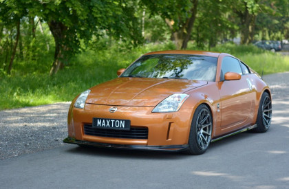 Spojler pod nárazník lipa Maxton - NISSAN 350Z 2003- 2008 černý lesklý plast