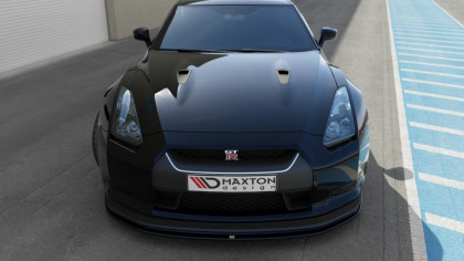 Spojler pod nárazník lipa Maxton - NISSAN GT-R PŘED FACELIFTEM COUPE (R35-SERIES) (2007-2010) carbon look