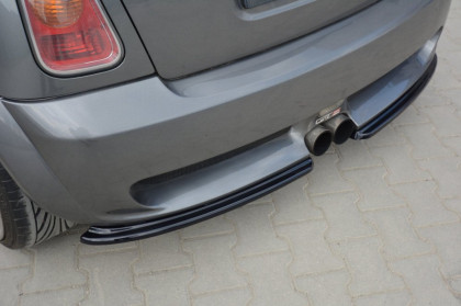 Splittery zadní MINI R53 COOPER S JCW (2003-2006) černý lesklý plast