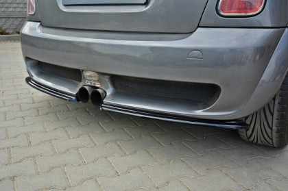 Splittery zadní MINI R53 COOPER S JCW (2003-2006) černý lesklý plast