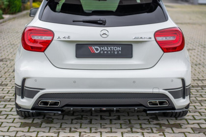 Splittery zadní, boční Mercedes A45 AMG W176 2013-2015 černý lesklý plast