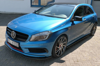 Prahové lišty MERCEDES-BENZ W176 AMG-LINE (2013-2015)  carbon look