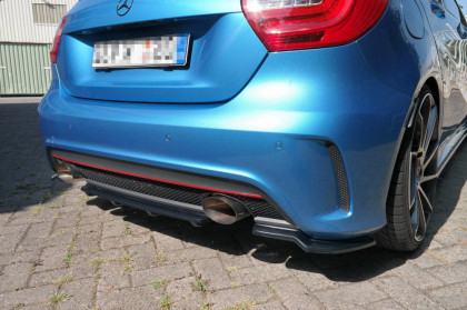 Difuzor zadního nárazníku MERCEDES-BENZ W176 AMG-LINE (2013-2015) carbon look