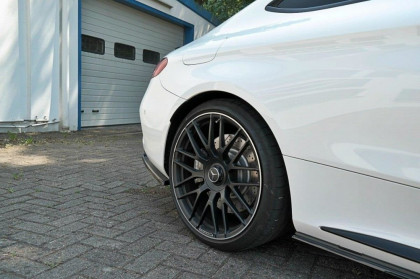 Splittery zadní, boční Mercedes C-class C205 63AMG Coupe 2016- 2018 černý lesklý plast