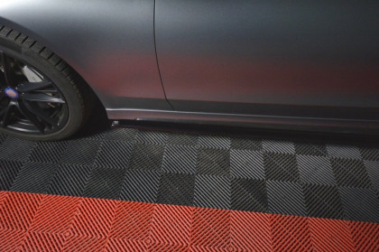 Prahové lišty MERCEDES- BENZ C-CLASS W205 COUPE AMG-LINE 2015- 2018 carbon look