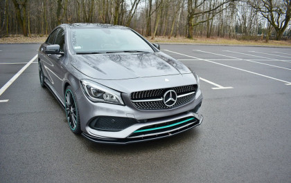 Spojler pod nárazník lipa Maxton V.1 - MERCEDES-BENZ CLA C117 AMG-LINE FACELIFT 2017- carbon look