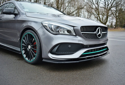 Spojler pod nárazník lipa Maxton V.1 - MERCEDES-BENZ CLA C117 AMG-LINE FACELIFT 2017- carbon look