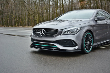 Spojler pod nárazník lipa Maxton V.1 - MERCEDES-BENZ CLA C117 AMG-LINE FACELIFT 2017- carbon look