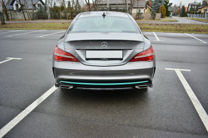 Splittery zadní boční MERCEDES-BENZ CLA C117 AMG-LINE FACELIFT 2017- černý lesklý plast