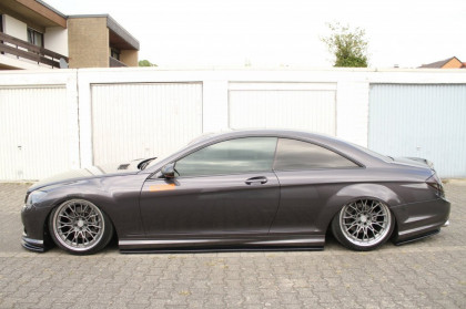 Prahové lišty MERCEDES CL 500 C216 AMGLINE 2006- 2010 carbon look