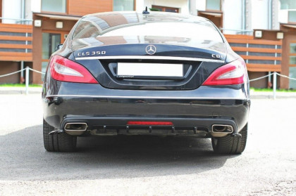 Difuzor zadního nárazníku Mercedes CLS C218 2011- 2014  carbon look