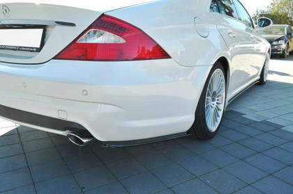 Splittery zadní boční Mercedes CLS C219 55AMG 2004- 2006 černý lesklý plast