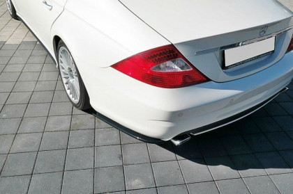 Splittery zadní boční Mercedes CLS C219 55AMG 2004- 2006 černý lesklý plast