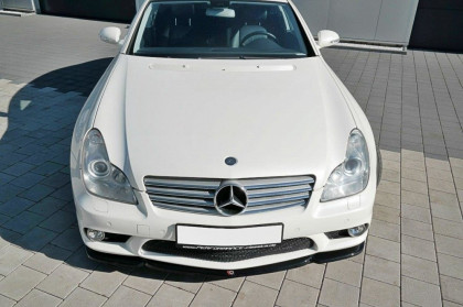 Spojler pod nárazník lipa Maxton Mercedes CLS C219 55AMG 2004- 2006 černý lesklý plast