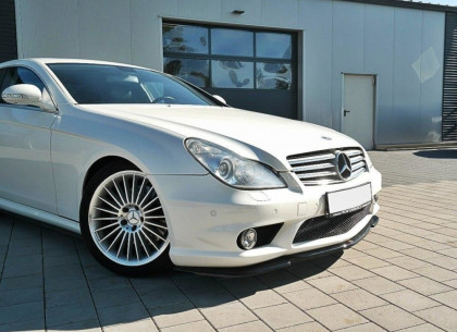 Spojler pod nárazník lipa Maxton Mercedes CLS C219 55AMG 2004- 2006 černý lesklý plast