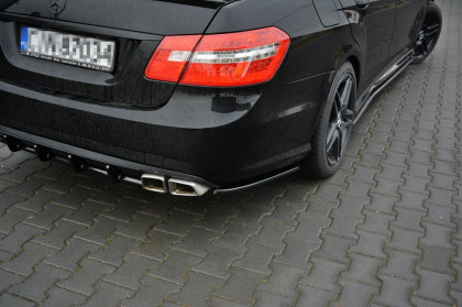 Splittery zadní boční MERCEDES-BENZ E63 AMG W212 2009-2012 černý lesklý plast