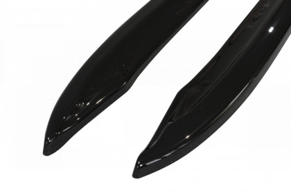 Splittery zadní boční MERCEDES-BENZ E63 AMG W212 2009-2012 černý lesklý plast