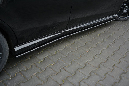 Prahové lišty MERCEDES-BENZ E63 AMG W212  2009-2012 matný plast