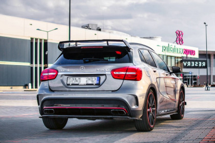 Difuzor zadního nárazníku MERCEDES-BENZ GLA 45 AMG SUV (X156) (2014-2017)  černý lesklý plast