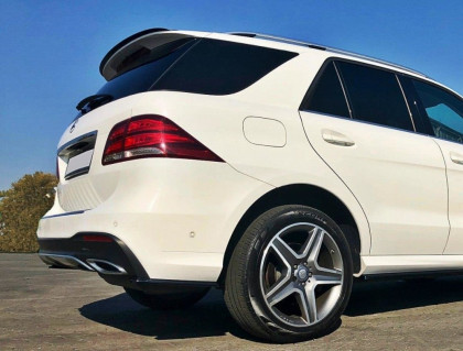 Prodloužení střešního spojleru Mercedes GLE W166 AMG-Line 2015- 2018  carbon look