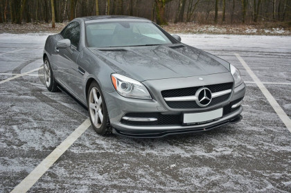 Spojler pod nárazník lipa V.1 MERCEDES SLK R172 2011- 2015 černý lesklý plast