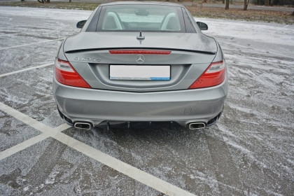 Splittery zadní boční MERCEDES-BENZ SLK R172 2011-2015 černý lesklý plast