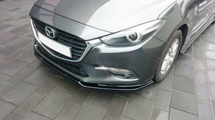 Spojler pod nárazník lipa V.1 Mazda 3 BM (Mk3) Facelift 2017- carbon look
