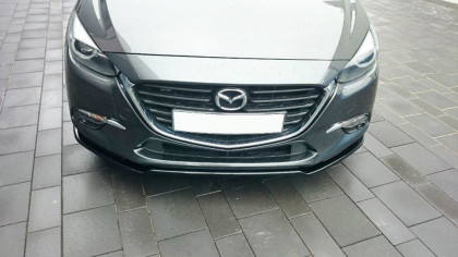 Spojler pod nárazník lipa V.1 Mazda 3 BM (Mk3) Facelift 2017- carbon look