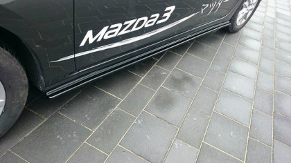 Prahové lišty Mazda 3 BM (Mk3) Facelift 2017-  carbon look