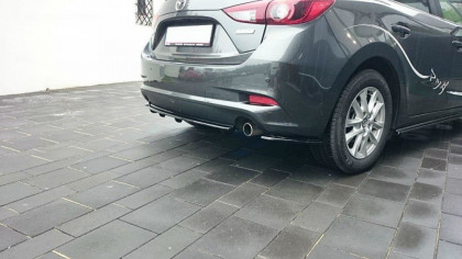 Difuzor zadního nárazníku Mazda 3 BM (Mk3) Facelift 2017-  carbon look