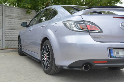 Splittery zadní boční MAZDA 6 MK2 SPORT HATCH (GH-SERIES) (2008-2010) carbon look