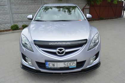 Spojler pod nárazník lipa V.1 MAZDA 6 MK2 SPORT HATCH (GH-SERIES) (2008-2010) černý lesklý plast