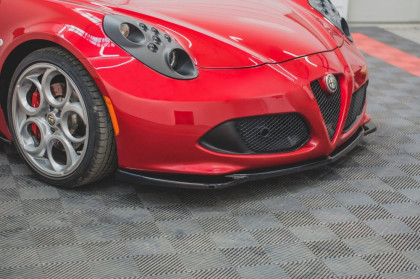 Spojler pod přední nárazník lipa Alfa Romeo 4C černý lesklý plast