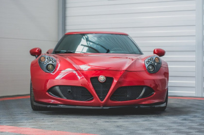 Spojler pod přední nárazník lipa Alfa Romeo 4C černý lesklý plast