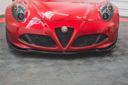 Spojler pod přední nárazník lipa Alfa Romeo 4C černý lesklý plast