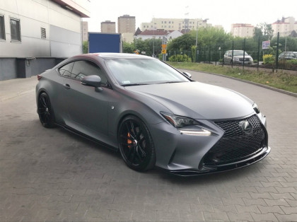 Spojler pod nárazník lipa Lexus RC 2014- černý lesklý plast