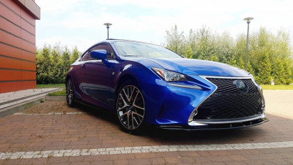 Spojler pod nárazník lipa V.1 Lexus RC 2014- černý lesklý plast