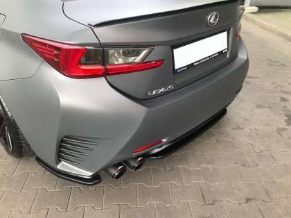 Difuzor zadního nárazníku Lexus RC 2014- černý lesklý plast