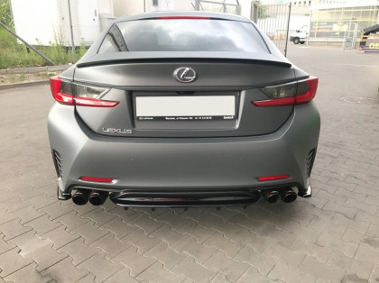 Difuzor zadního nárazníku V.2 Lexus RC 2014- carbon look