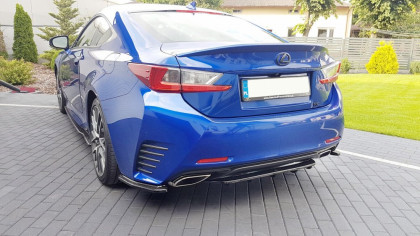 Difuzor zadního nárazníku V.2 Lexus RC 2014- carbon look