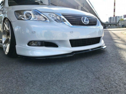 Spojler pod nárazník lipa V.2 Lexus GS 300 Mk3 Facelift 2008 černý lesklý plast