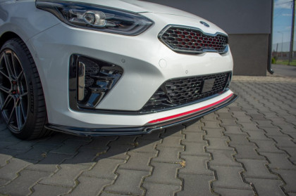Spojler pod nárazník lipa V.2 Kia ProCeed GT Mk 3 2018- carbon look