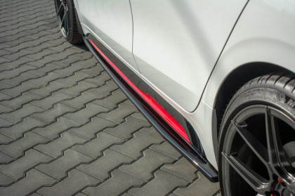 Prahové lišty Kia ProCeed GT Mk3 2018- černý lesklý plast