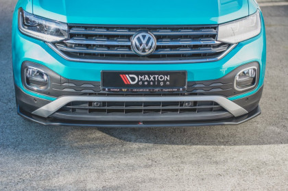Spojler pod přední nárazník lipa Volkswagen T-Cross carbon look