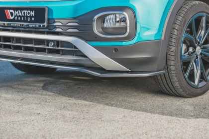 Spojler pod přední nárazník lipa Volkswagen T-Cross carbon look
