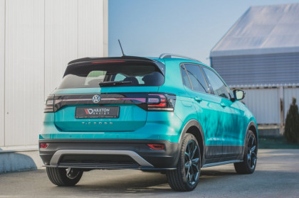 Prodloužení střešního spojleru Volkswagen T-Cross černý lesklý plast