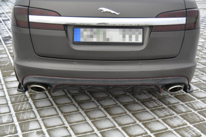 Splittery zadní,boční JAGUAR XF (X250) MK1 SPORTBRAKE S-PACK (2012-2015) černý lesklý plast