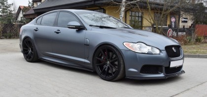 Spojler pod nárazník lipa JAGUAR XF- R 2007- 2011 černý lesklý plast