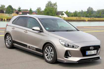 Spojler pod nárazník lipa V.1 HYUNDAI I30 MK3 HATCHBACK (2017 -  )  carbon look